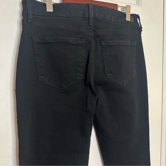 Paige Rianne Black High Waisted Chinos Pants Jeans Size 26 Straight Leg Office - Picture 5 of 7